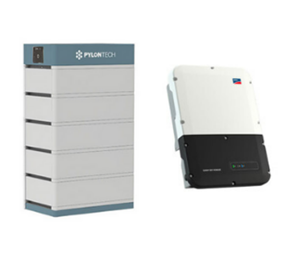 Pylontech + Sma HV-Speichersystem, 16,9 kWh nutzbar, 1-phasig